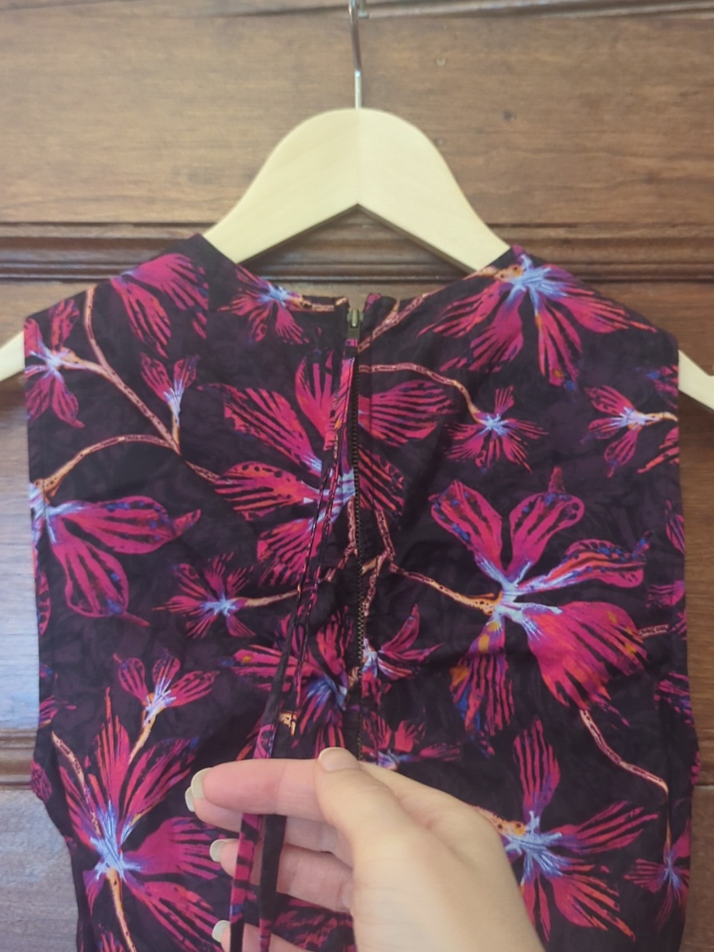Ulla Johnson Pink Floral Mini Cotton Dress Boho Size Small - Picture 6 of 9